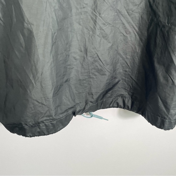 Columbia Blue Teal Black Mesh Windbreaker Zip Up Running Jacket Size Small - Picture 12 of 14